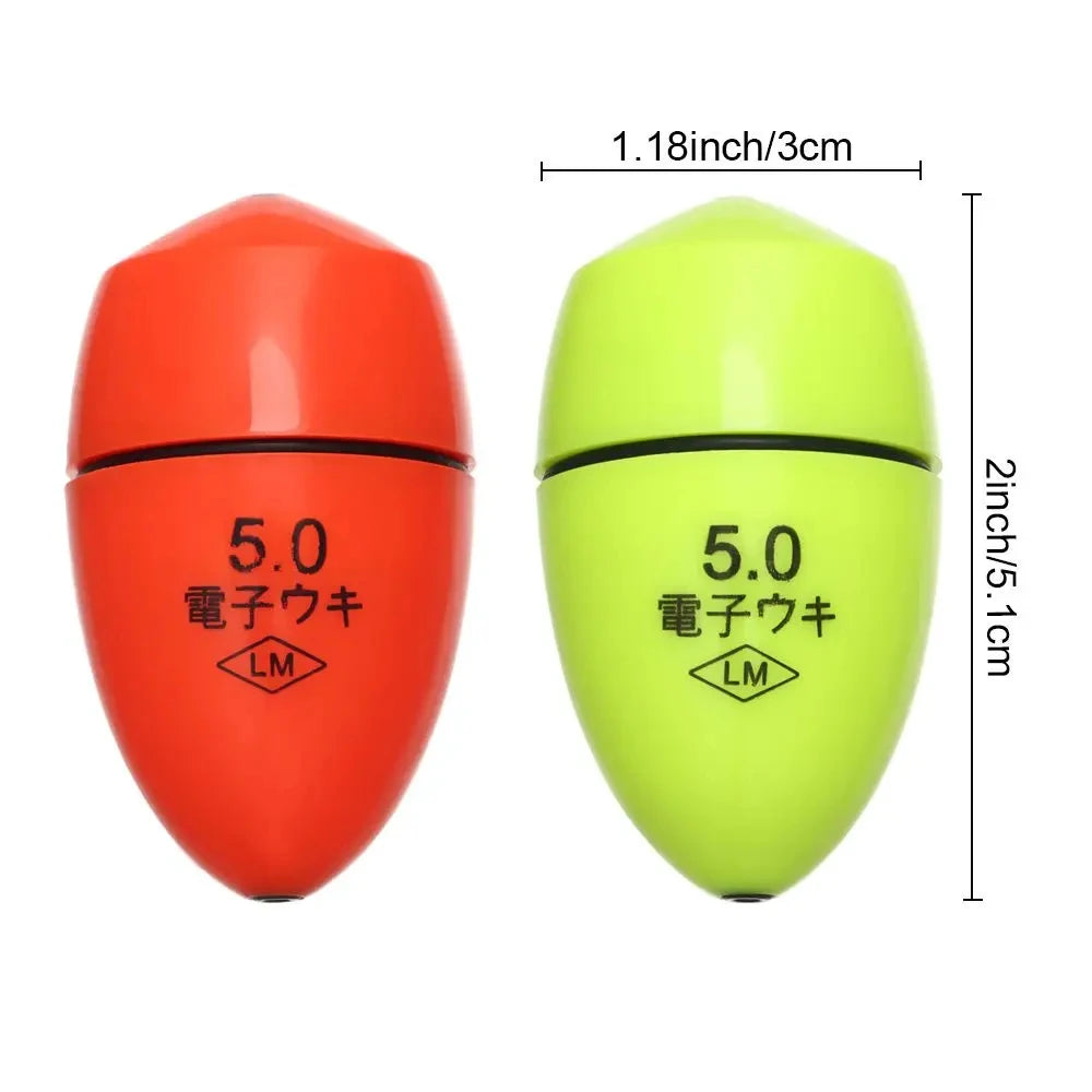 Pêche en roche à ondes flottantes électroniques avec veilleuse flotteur veilleuse électronique flotteur accessoires de pêche équipement de pêche
