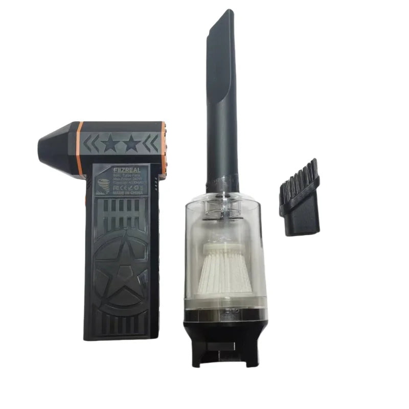 Ventilateur turbo sans brosse 240W — 8000 mAh, 57 m/s, portable, camping, charge type-C