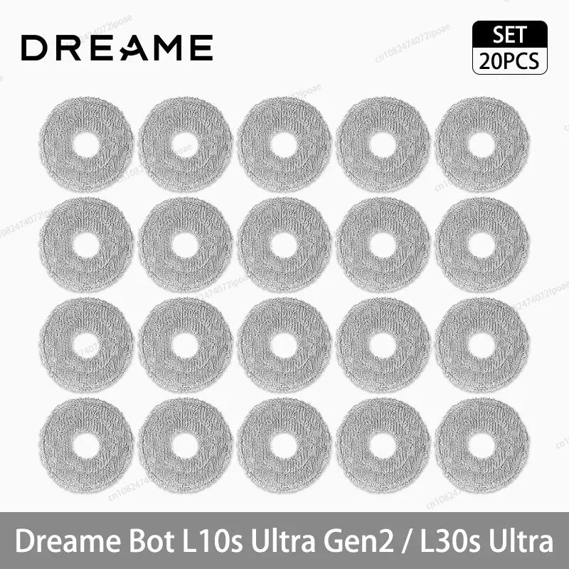 Dreame - Accesorios para robot aspirador L10s Ultra Gen2/L30s Ultra, cepillo lateral principal, paño de mopa, filtro Hepa, bolsa de polvo, piezas de repuesto