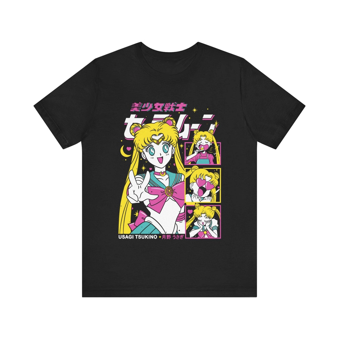 T-shirt rétro années 90 graphique dessin animé — coton, été, streetwear, hip hop, couple, manches courtes