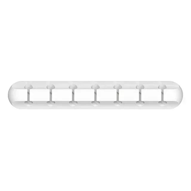Organizador de cables de silicona, enrollador de cable USB, clips de gestión autoadhesivos para ratón, teclado, auriculares para iPhone Huawei