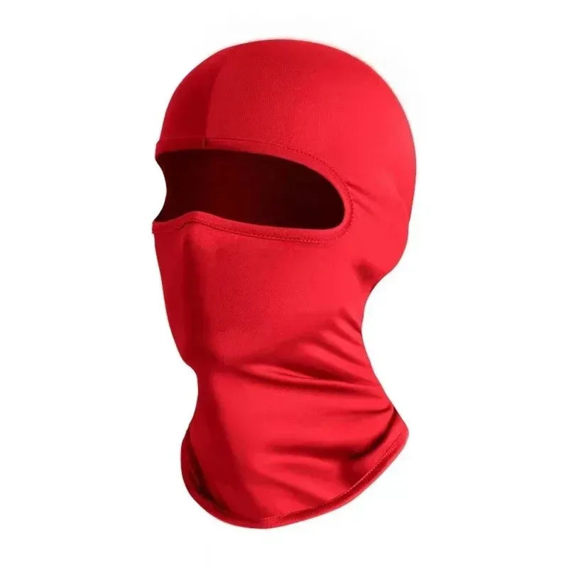 Masque en soie glacée unisexe, 1 pièce, pour moto, pêche, vélo, coupe-vent, écharpe d'été, couvre-visage pour hommes et femmes
