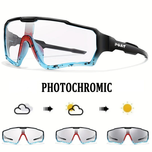 POAT tout nouveau Style lunettes de soleil photochromiques sport hommes femmes vtt vélo lunettes de vélo cyclisme pêche lunettes de course