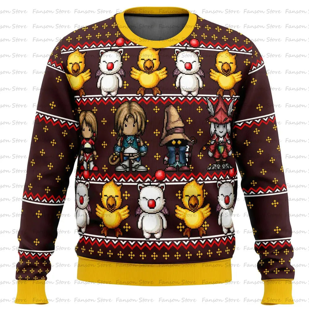 Sweat À Capuche Noël Anime Dessin Animé Couple — Mode Nouvelle Collection 2025