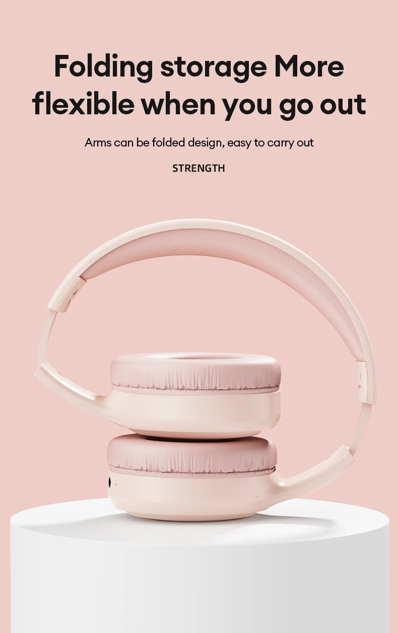 Auriculares Lenovo TH30 inalámbricos Bluetooth HiFi estéreo deportivos con micrófono, auriculares de música plegables, auriculares para juegos de baja latencia
