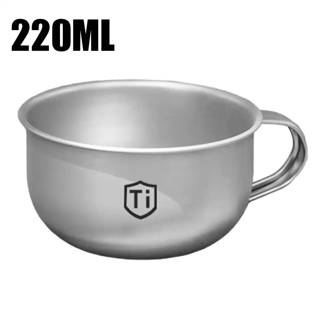 MINI Tasse à eau de camping, tasse à thé et à café portable, équipement de cuisine d'extérieur, tasses de montagne 80/220ml