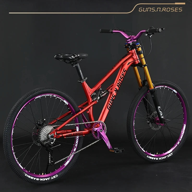 VTT Descente Suspension Souple 27,5 Pouces — 10 Vitesses Suspension Pneumatique Frein Huile