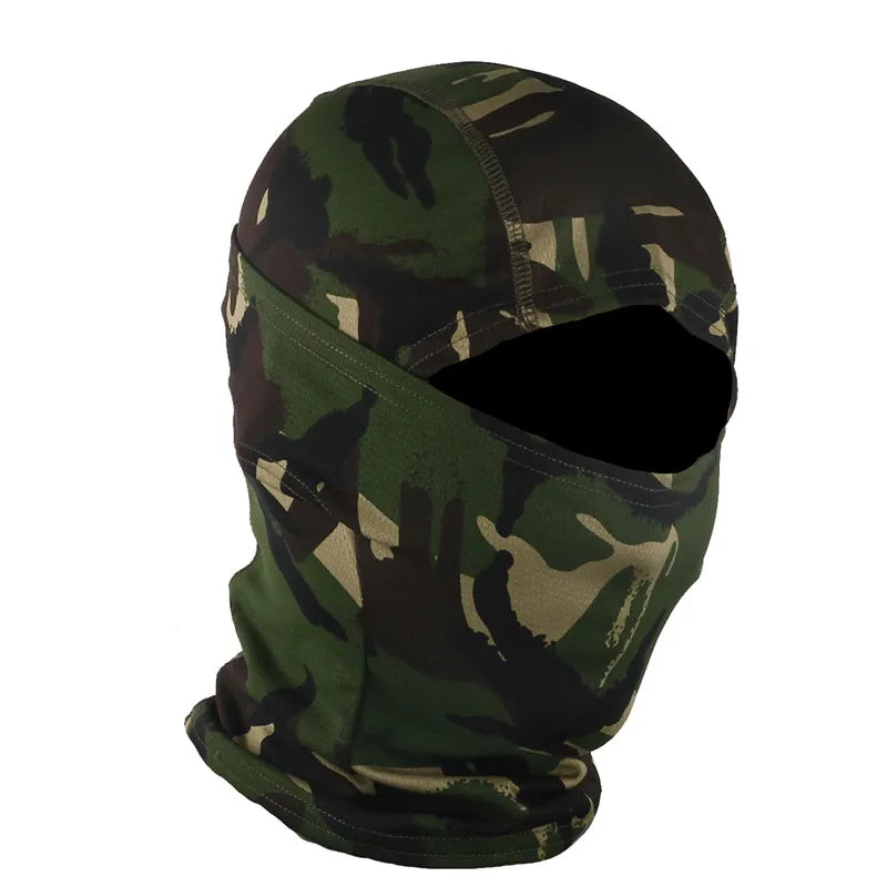 CamSolomon-Cagoule 3D imbibée pour homme, masque facial, capuche camouflage, écharpe, couvre-chef, sniper, ski, cyclisme, chasse, pêche, vêtements de sauna