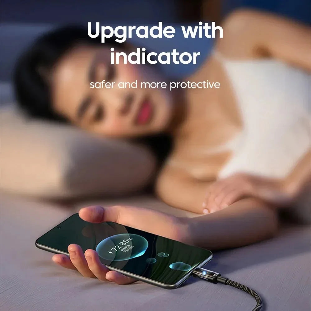 0,25/1/1,5/2M 240W Cable de datos de carga súper rápida USB C PD de nailon con pantalla digital LED, cables de datos de carga rápida USB a Tipo C