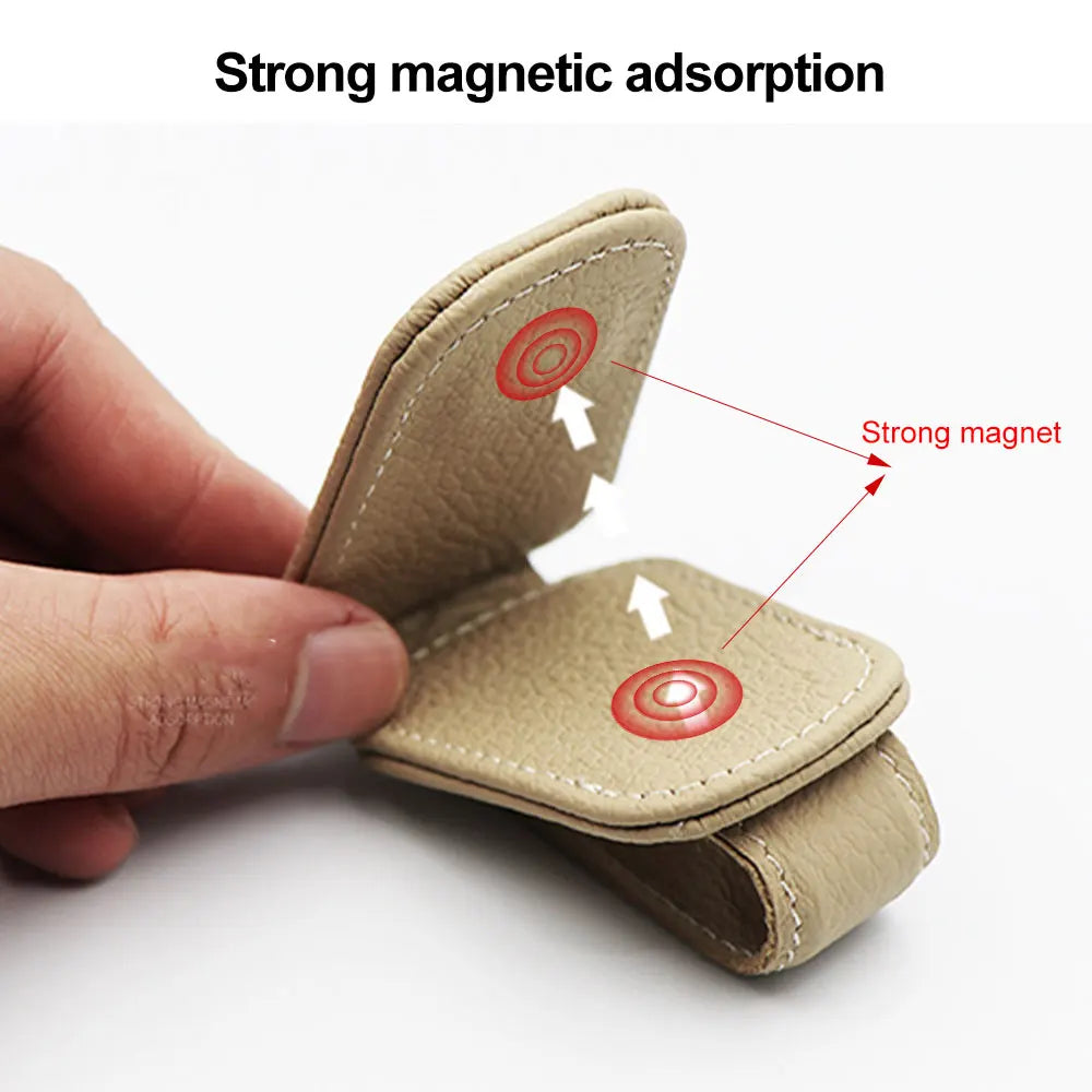 Universal Car Sunglass Clip, Ticket Holder, Fastener Support, Pen Case, Sun Visor, Car Accessories