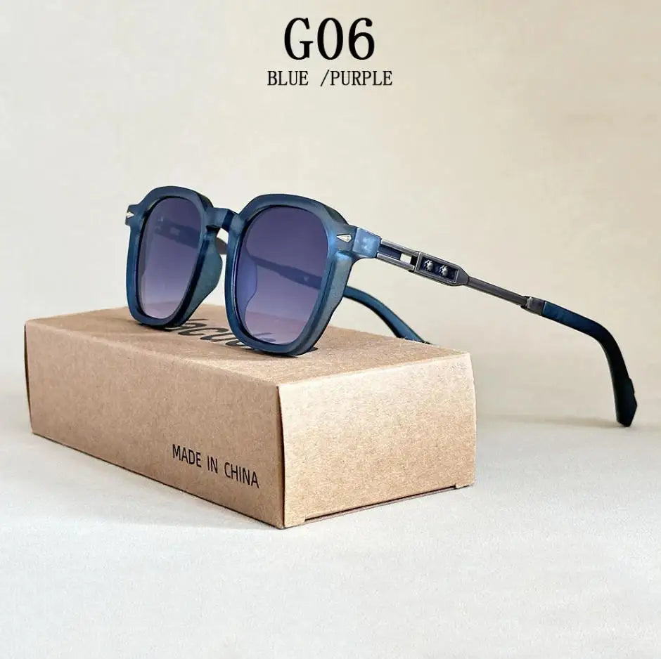 Lunettes de soleil pour hommes vintage — femmes, rétro, mode, vacances, 2025
