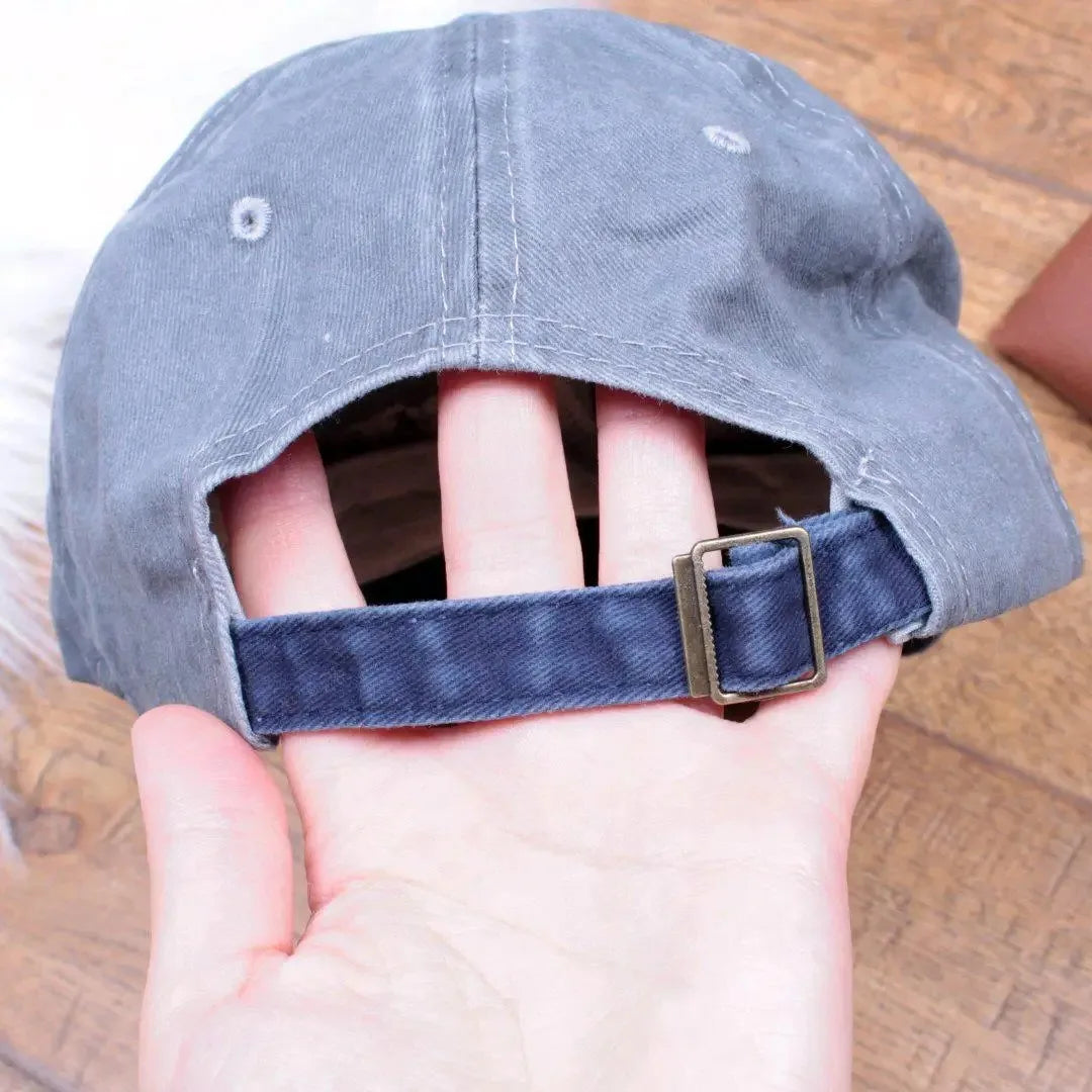 Casquette de Baseball Vintage unisexe, chapeaux en coton délavé pour hommes et femmes, casquette décontractée avec lettres noires brodées, casquette de sport de plein air