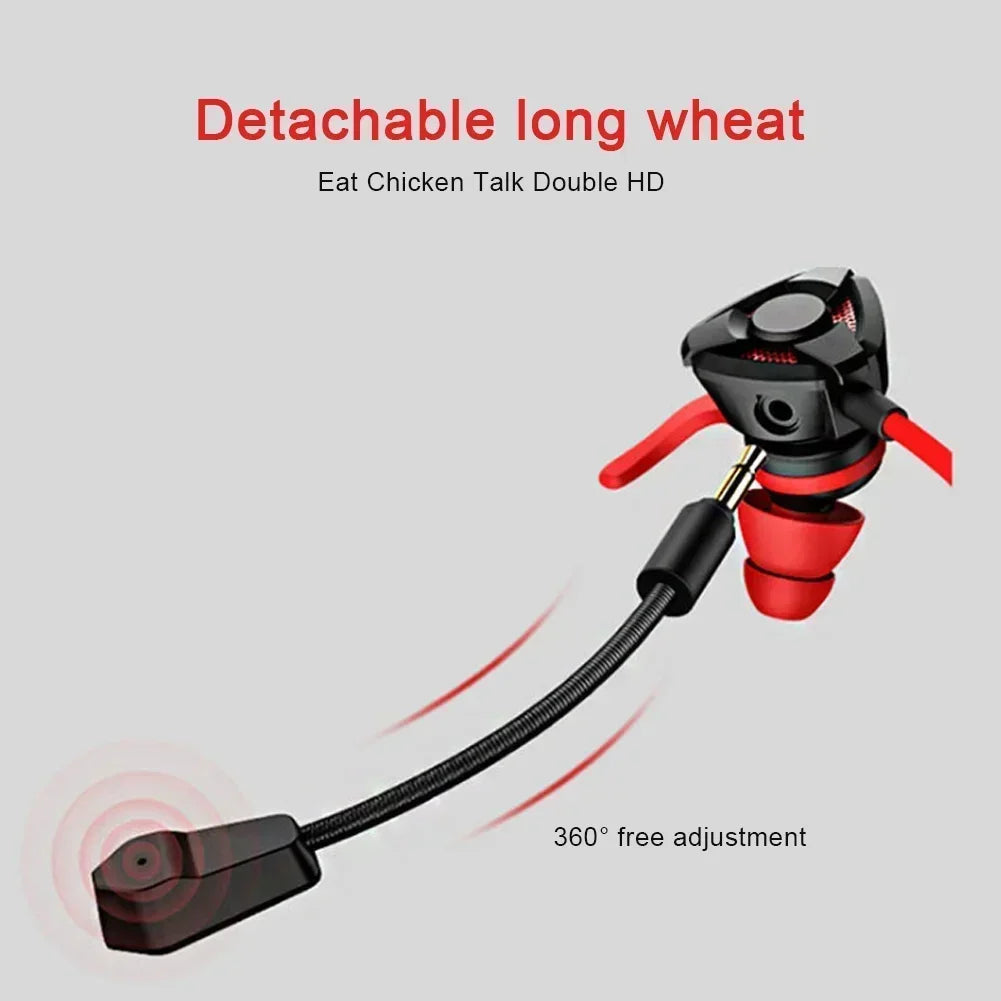 Casque de jeu universel avec micro — écouteurs filaires, téléphone, tablette, ordinateur portable (v2)