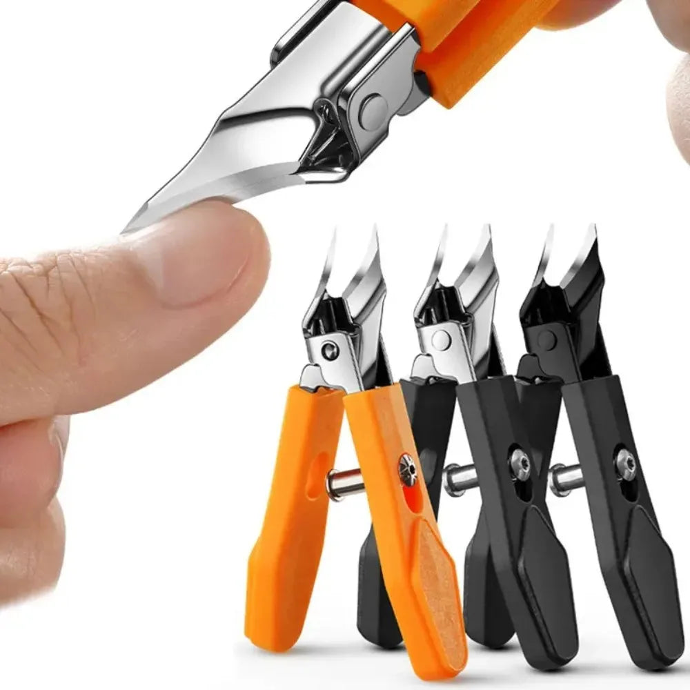 25 °   Coupe-ongles à bord incliné, large ouverture en acier inoxydable, outils professionnels pour ongles incarnés, bec d'aigle, coupe-ongles obliques