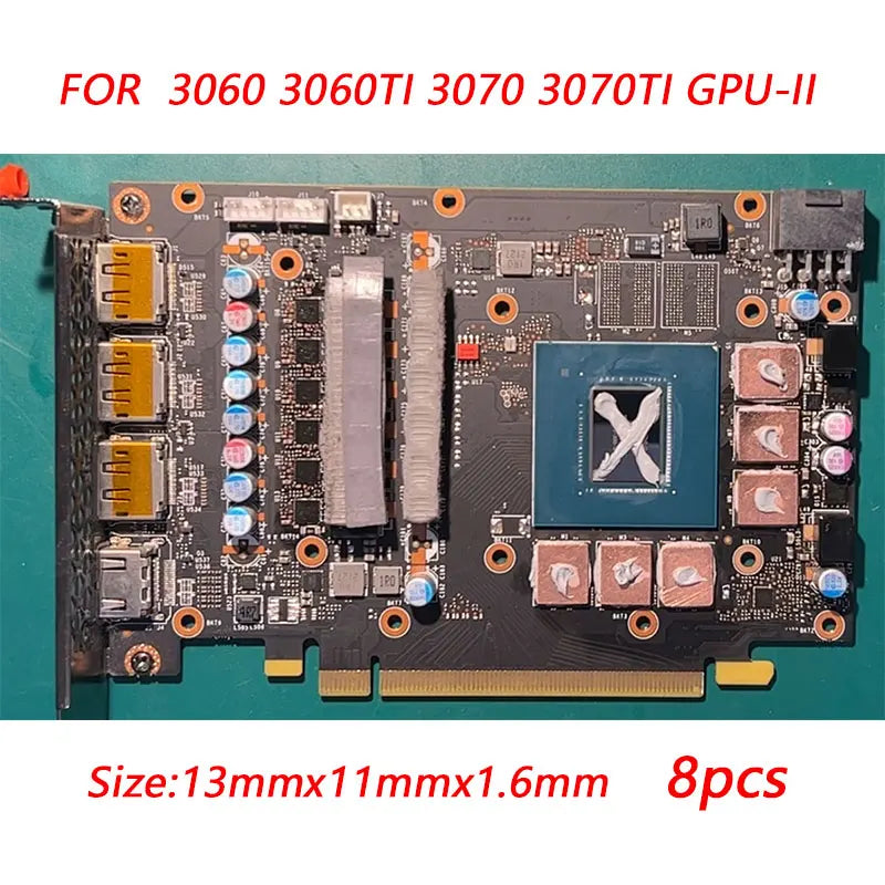 Dissipateur thermique en cuivre pour radiateur mémoire Miner RTX 3060 3070 3080 3090 / 5600 5700, coussin thermique de refroidissement de 15 à 40 degrés