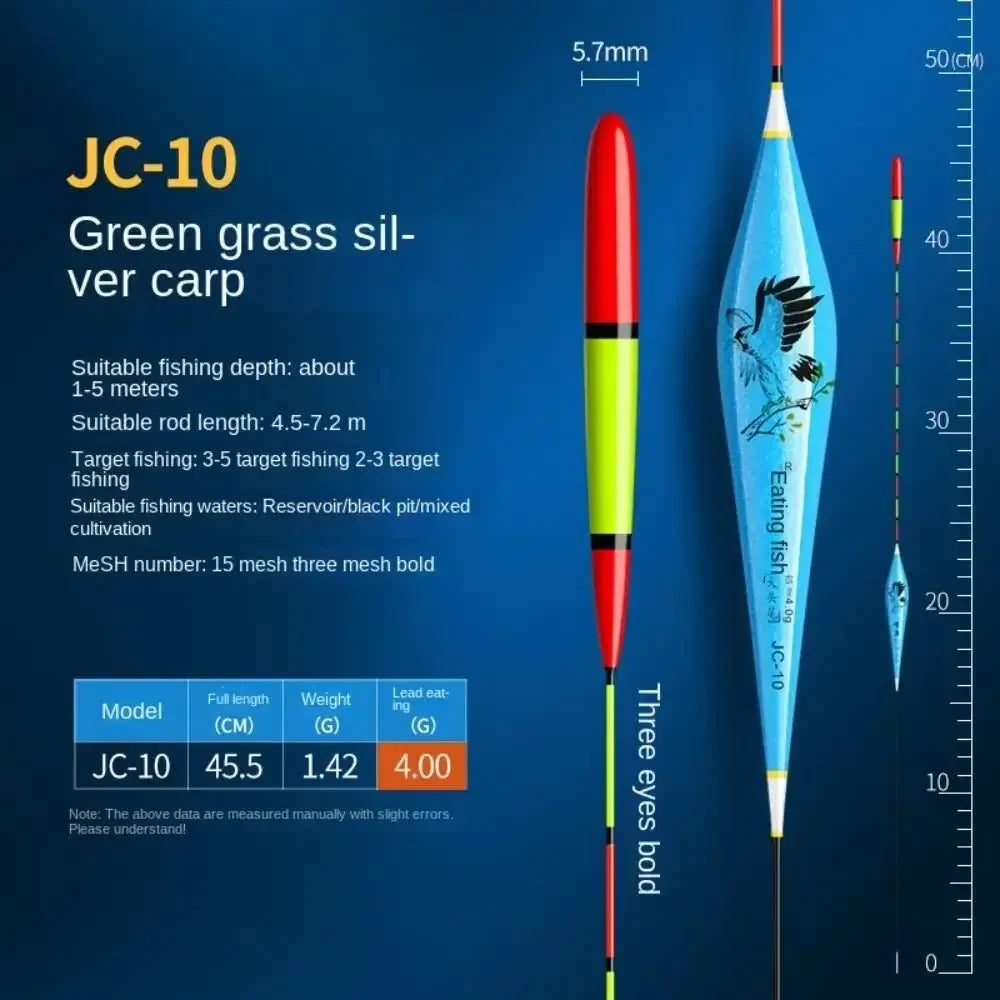 Flotador de pesca de cola triangular, gran flotabilidad, alta calidad, estable,, alta sensibilidad, boya vertical, característica compuesta