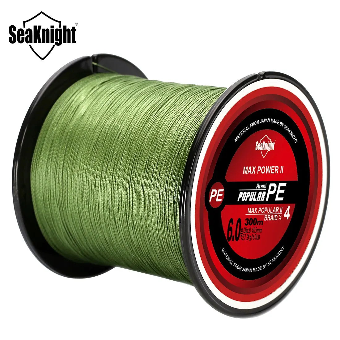 SeaKnight TriPoseidon Série 4 Brins Multifilament Ligne De Pêche 300M PE Ligne Tressée Lisse Carpe Pêche 15lb 20lb 25lb 30lb