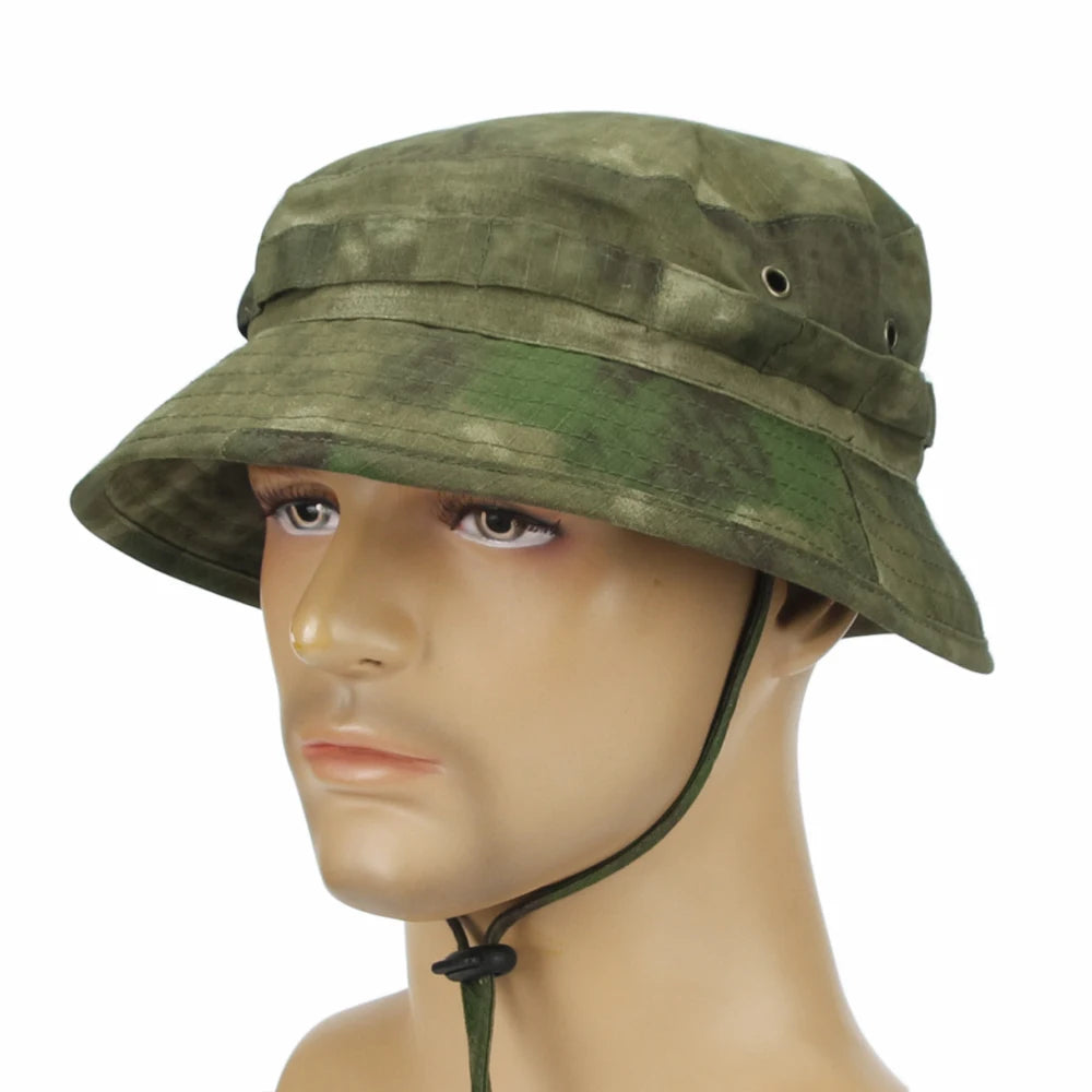 Chapeau Boonie Camouflage Pliable — Pêche, Chasse, Randonnée & Plage