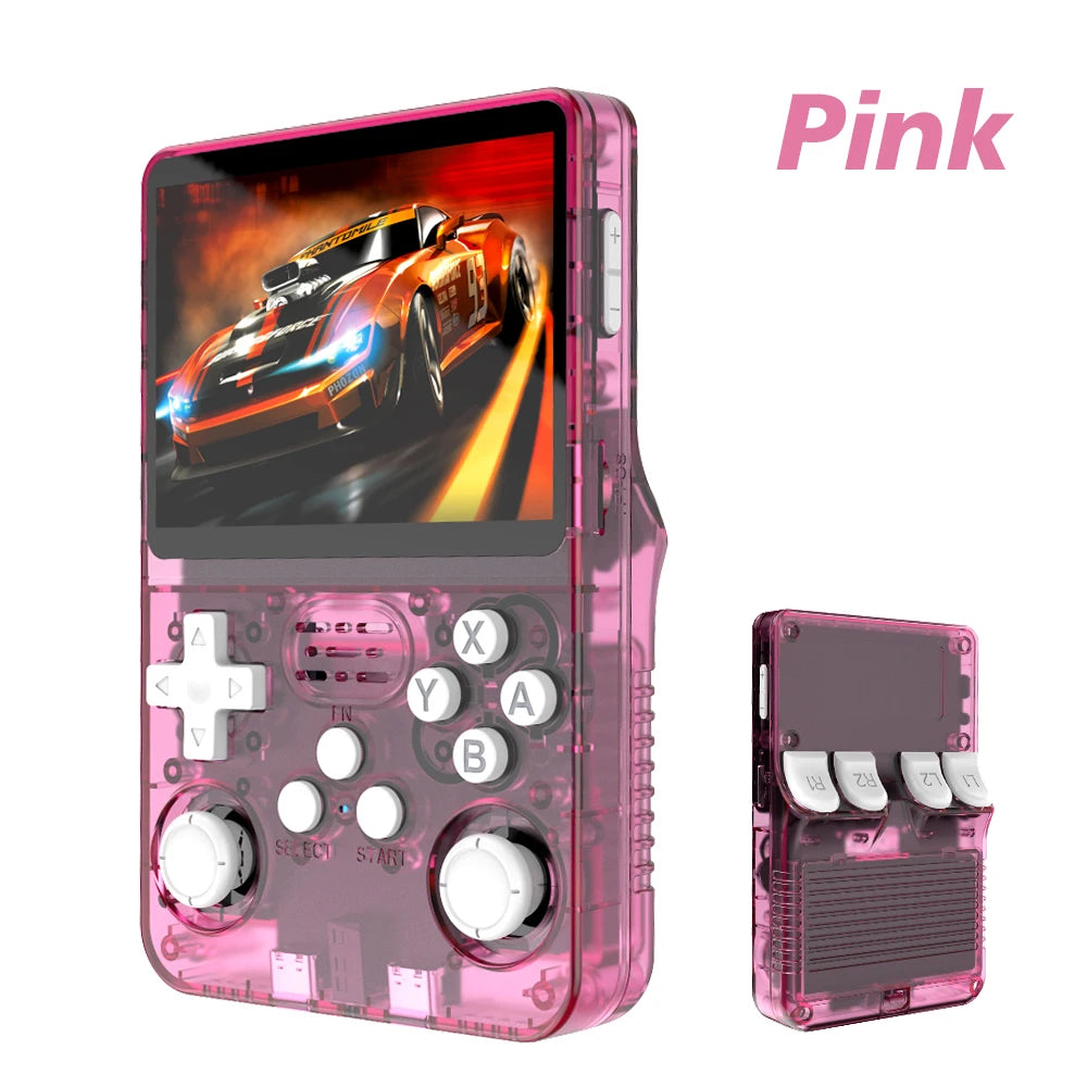 BOYHOM 256G 128G R36S Consola de juegos portátil retro sistema Linux de 3.5 pulgadas IPS reproductor de bolsillo portátil de 64 GB videojuegos regalos para niños
