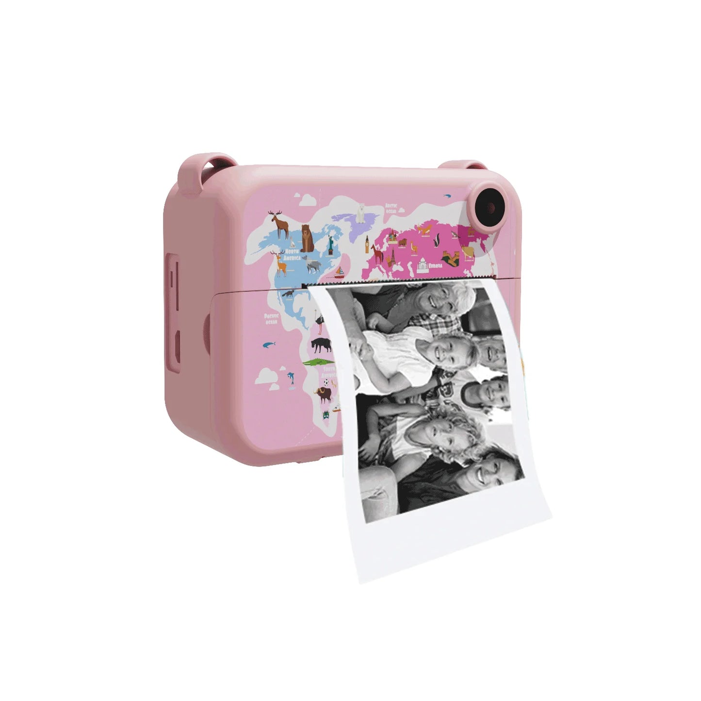 Mini Digital Camera for Kids, Instant Print, Photo, Video Recorder, Thermal Printer, Birthday Gift