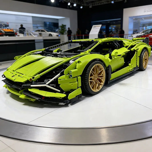 Lambo Sian – 42115 3696 bloques de construcción técnicos, piezas, compatibles con ladrillos MOC, modelo de coche deportivo para