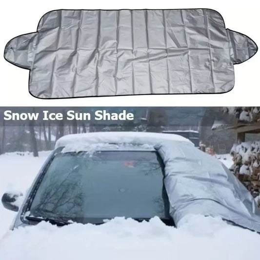 Universal Car Windshield Snow Cover, Rain and Sun Protection for Most Cars and SUVs, 1 Automotive Windshield Shield
