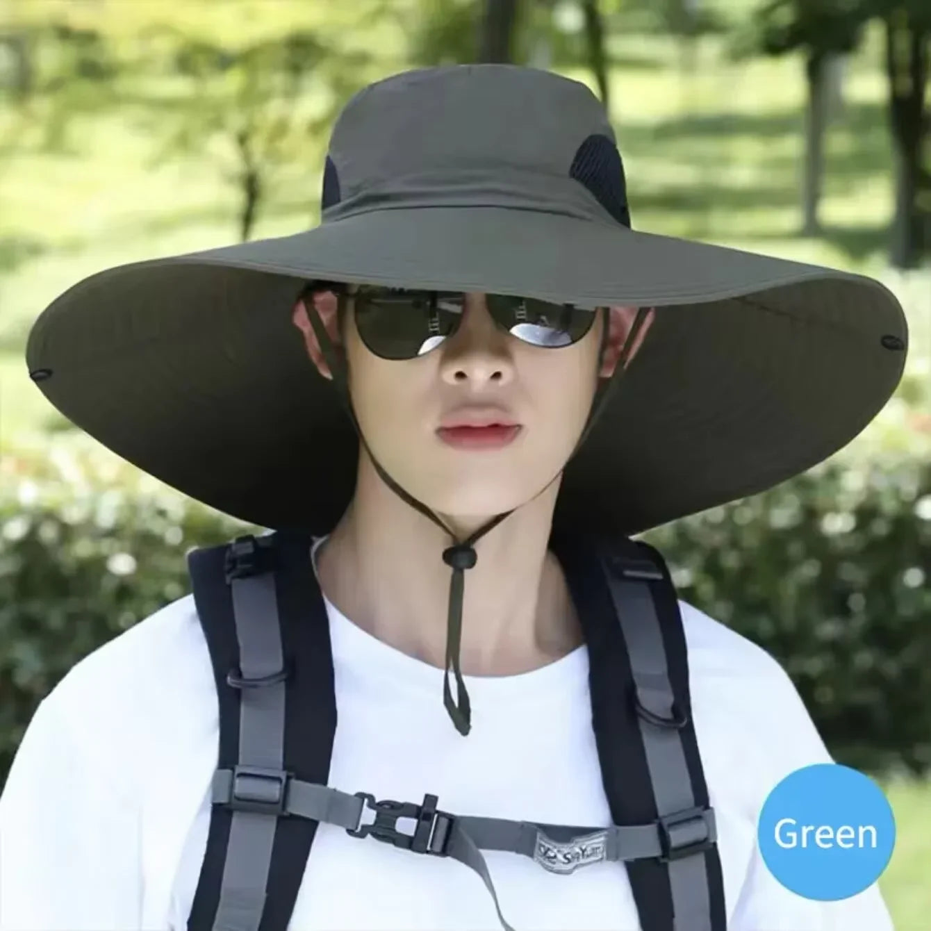 Chapeau de Soleil Pêcheur Pliable 15cm — Protection UV, Randonnée & Plage