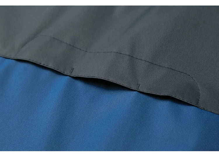 TRVLWEGO Camping randonnée veste hommes automne Sports de plein air manteaux escalade Trekking coupe-vent voyage imperméable vestes noir