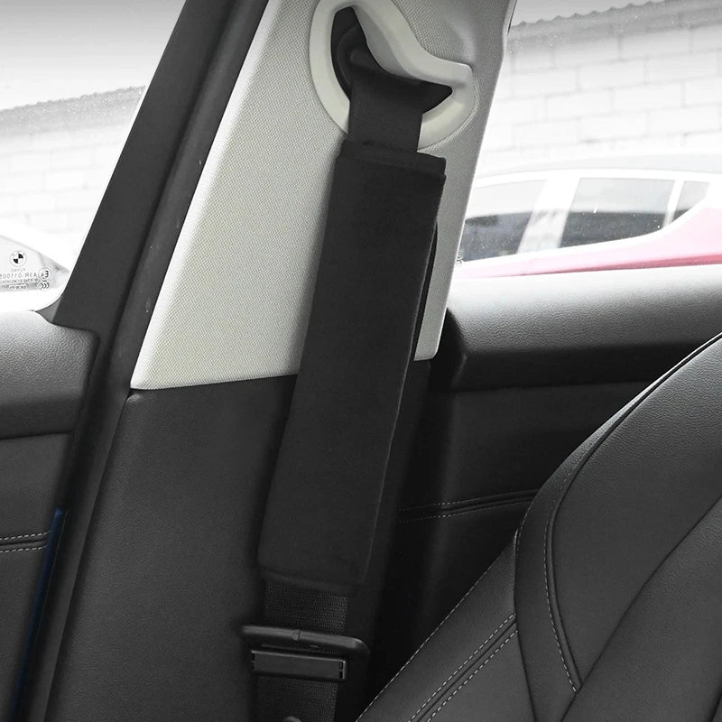 2 piezas fundas para cinturón de seguridad accesorios para coche accesorios para el hombro cinturón de seguridad para adultos