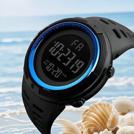 Relojes digitales para hombre multifunción militar para hombre deportivo reloj de pulsera resistente al sudor luminoso reloj electrónico para estudiante