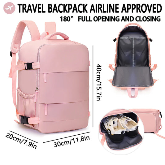 Sac à dos de voyage approuvé par la compagnie aérienne Easyjet Wizz Air grande capacité, léger, sac à dos d'ordinateur de voyage d'affaires à courte Distance