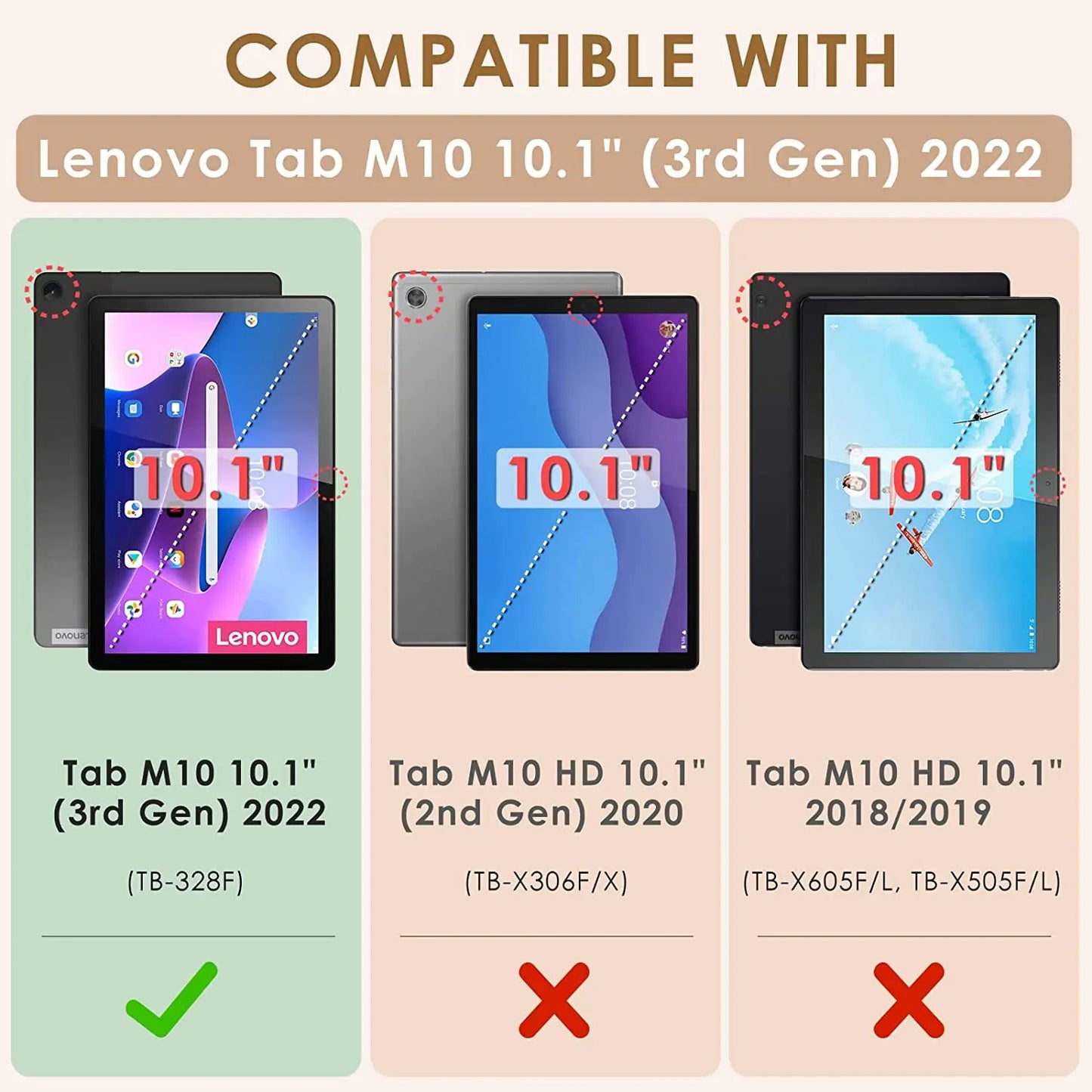Protecteur d'écran en verre trempé pour tablette 10,1 pouces 2022 — film de protection