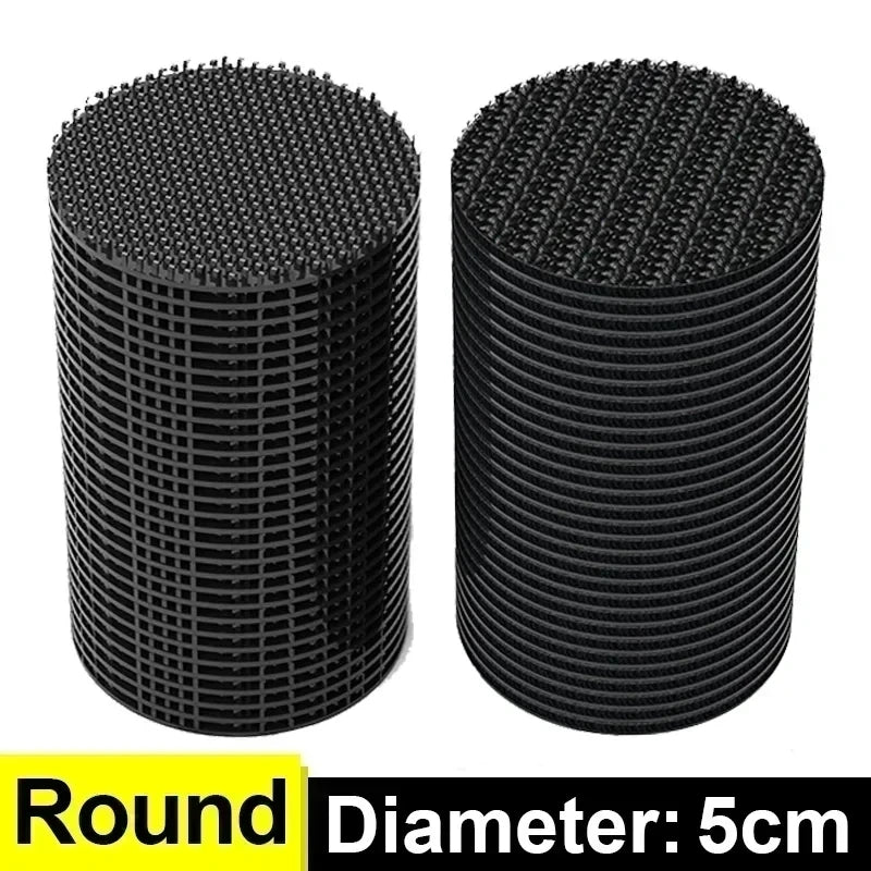 Calcomanías de fibra de carbono para alfombras de coche, doble cara, alta adherencia, parches para alfombras, alfombrillas, bandas coordinadoras, nuevos parches