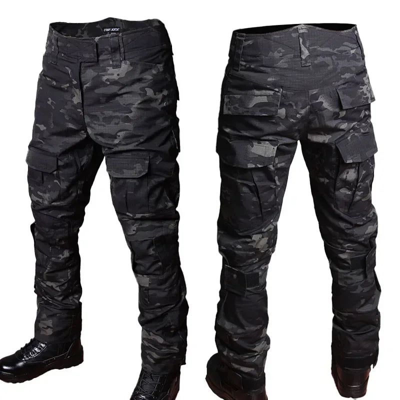 Tenues de sport tactiques d'extérieur, uniformes d'entraînement, ensembles de chasse camouflage, chemises et pantalons de randonnée pour hommes