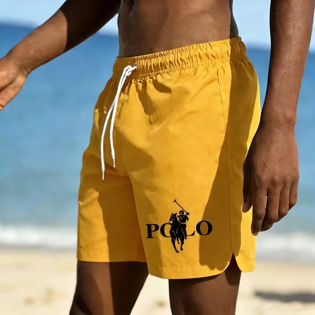 Short de Plage Imprimé Homme — Léger, Respirant, Séchage Rapide, Natation & Vacances