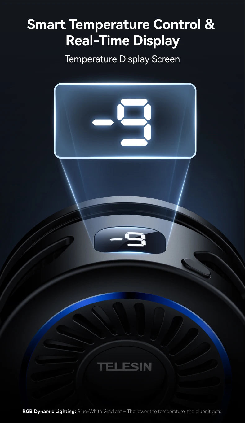 Radiateur Magnétique Smartphone — Dissipateur Thermique Portable, Refroidissement Rapide