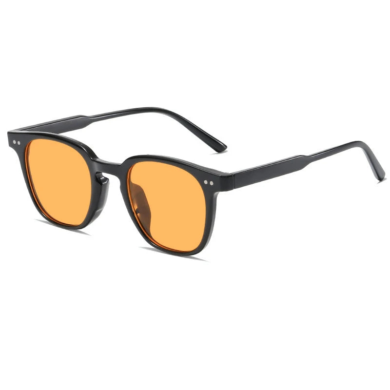 New Vintage Square Sunglasses for Women and Men, Luxury Brand, Small Round Sunglasses, Small Sunglasses for Women and Men
