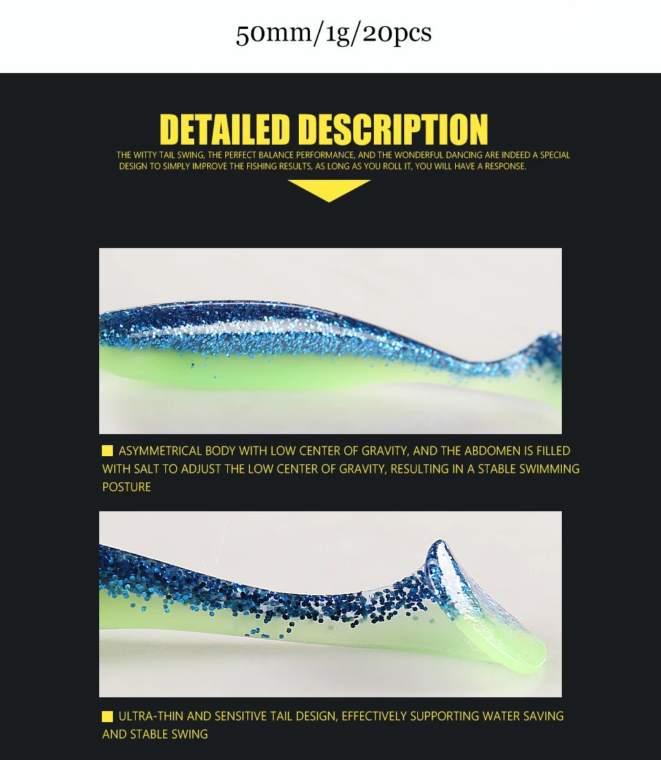Leurre Brillant Supercontinent — 5cm / 7.5cm / 10cm Swimbait