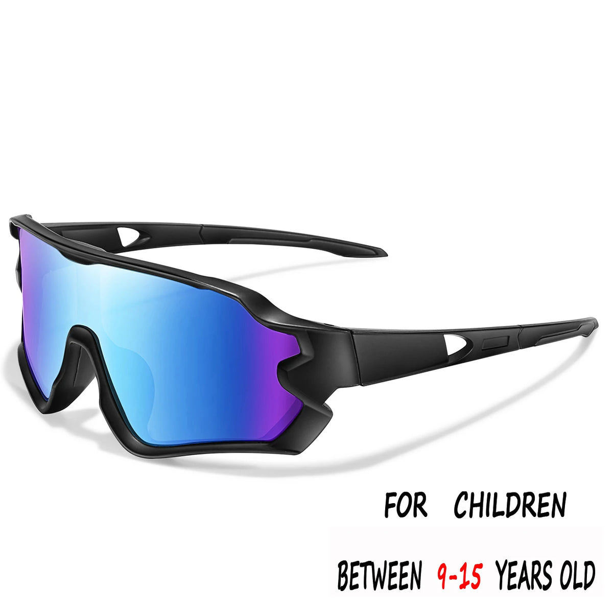 9-15 ans enfants cyclisme lunettes de soleil garçons et filles Sports de plein air équitation UV400 Camping lunettes pêche vélo lunettes pour enfants
