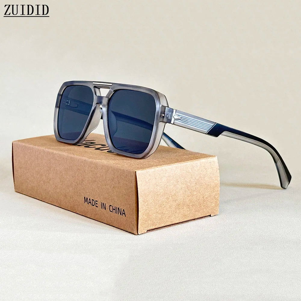 Gafas de sol cuadradas para hombre, de moda, vintage, para mujer, 2025, Gafas de Sol Hombre, Lunettes Soleil Femme, envío directo