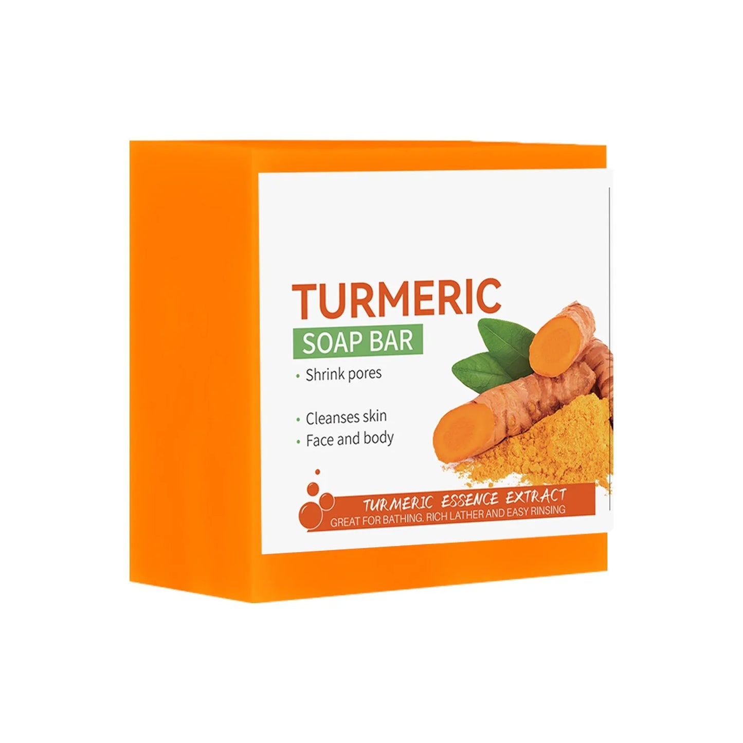 Savon au curcuma fait à la main, nettoyage du corps, éclaircissant, aisselles foncées, jambes, nettoyant pour le visage, soins pour la peau tendre, beauté