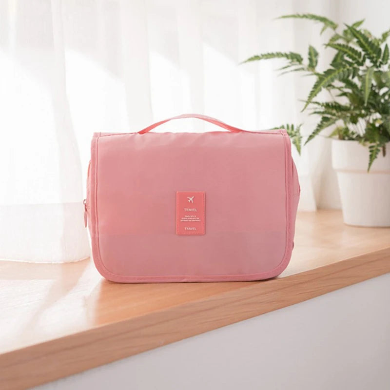 Sac de Maquillage Voyage Double Couche — Multifonctionnel Homme & Femme