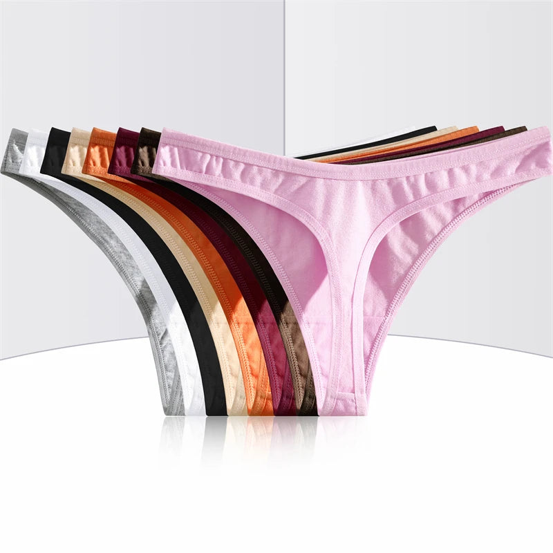 String Sans Couture Coton Femme — Lot de 3 Pièces Confort Quotidien