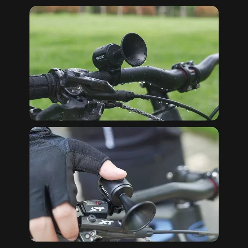 Bike Horn for Electric Scooter, 120db Waterproof Bell for MTB, Road Cycling, Alarm for Xiaomi M365 Pro Accessory