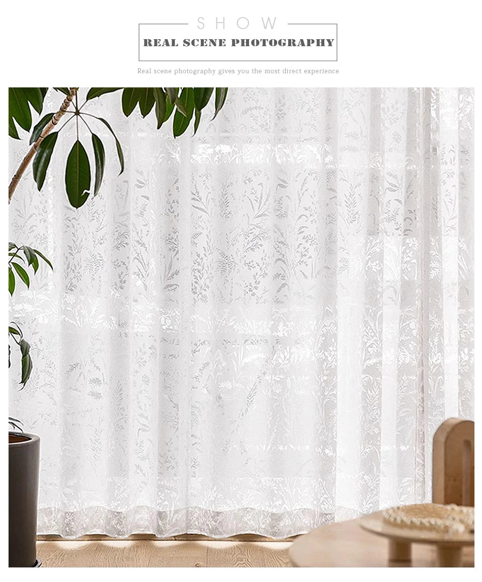 Rideaux en Voile transparent en dentelle 2025, pour salon, en Tulle, pour cuisine, Voilage, diviseur d'écran pour la maison, décoration de mariage