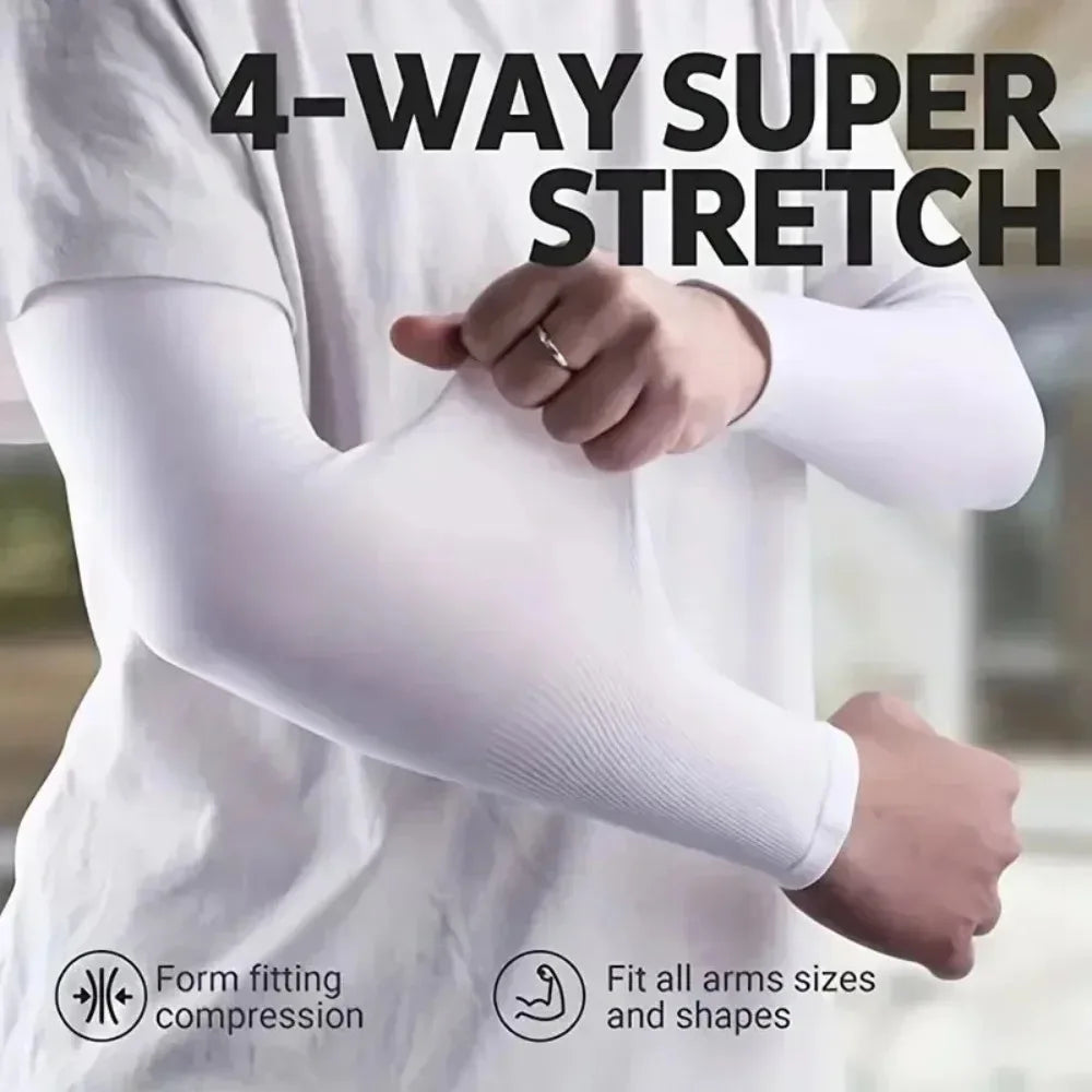 3 paires de manchons de protection solaire UV pour les bras – Protection respirante, utilisables pour la conduite, les sports, la randonnée et les activités estivales en plein air