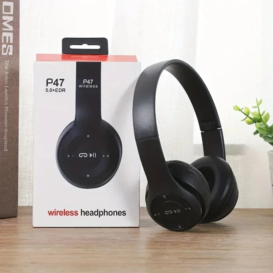 Bluetooth 5.0 Wireless Headset, Portable and Foldable, Multifunctional, for Bluetooth Connection, TF Card, Wired Connection