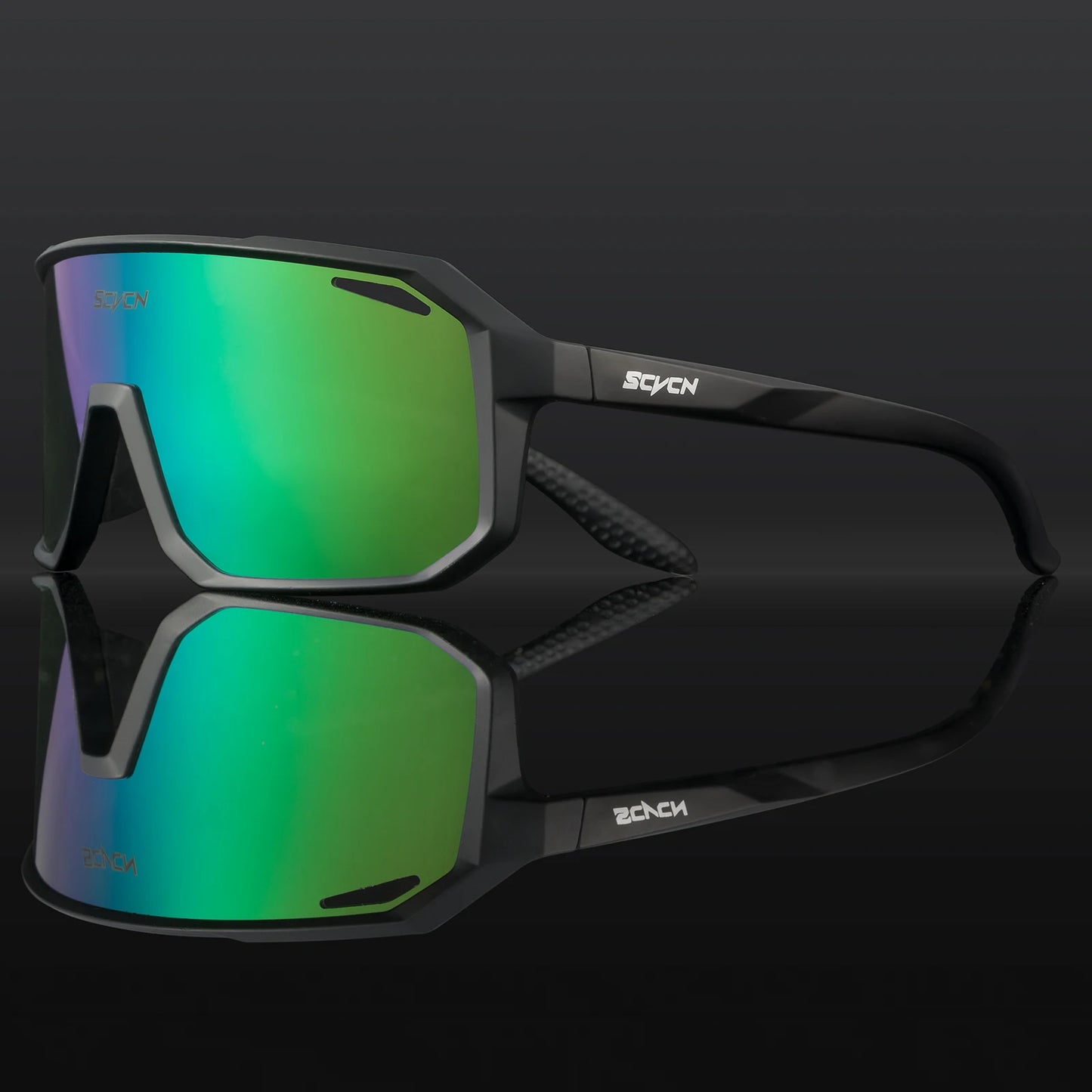 SCVCN Gafas de sol de ciclismo para hombre y mujer, MTB, bicicleta de carretera, gafas de conducción, deportes al aire libre, gafas de correr UV400, gafas de senderismo