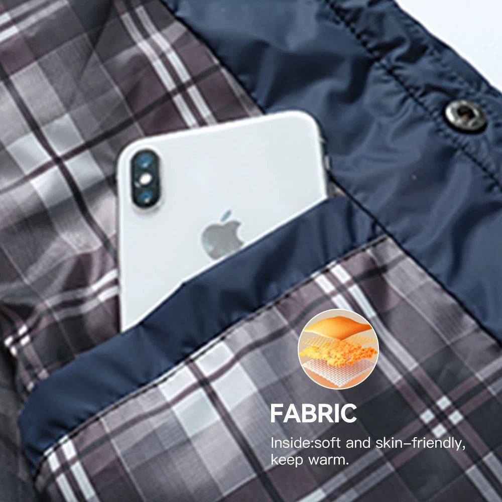 Men's Jackets Casual Bomber Coat Diamond Quilted Puffer Lightweight Casual Button Down High Quality Overshirt US Size
