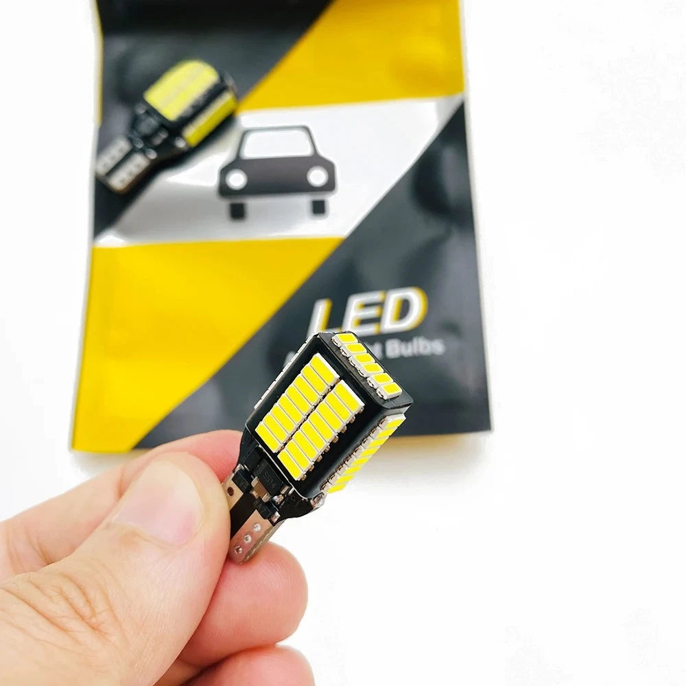 2000LM Canbus T15 Led de alta potencia T16 luz de reversa de respaldo para coche bombilla W16W sin Hyper Flash Xenón Blanco 6500K Lámpara de coche Luz